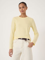 Hush Yellow Slim Long Sleeve T-Shirt - Image 1 of 5