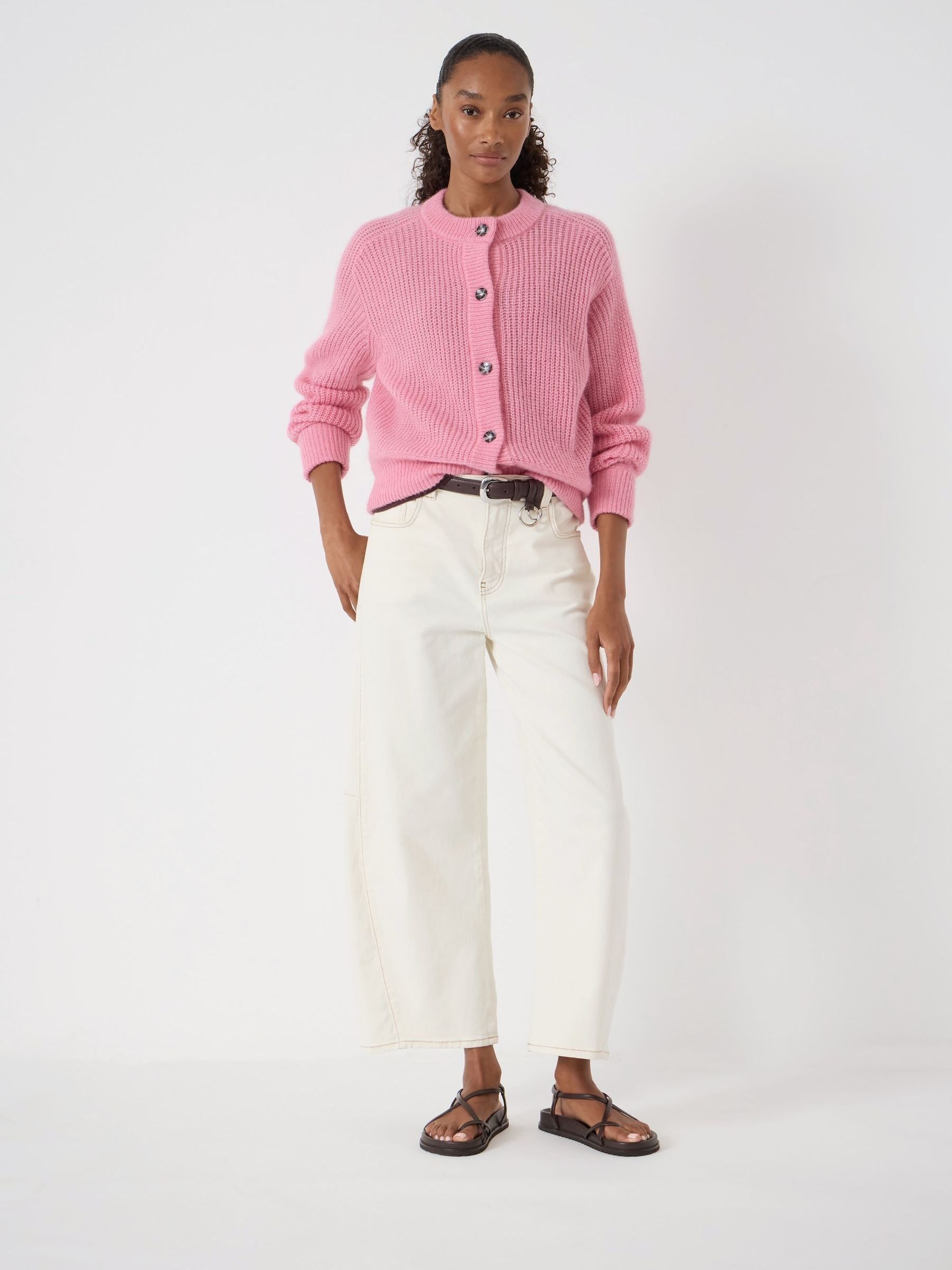 Buy Hush Pink Raven Wool Blend Cardigan from the Next UK online shop