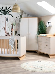 Obaby 3 Piece Latte Thea Nursery Furniture Set - Image 1 of 11