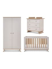 Obaby 3 Piece Latte Thea Nursery Furniture Set - Image 3 of 11