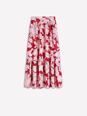 Boden Red Abigail Poplin Maxi Skirt - Image 5 of 5