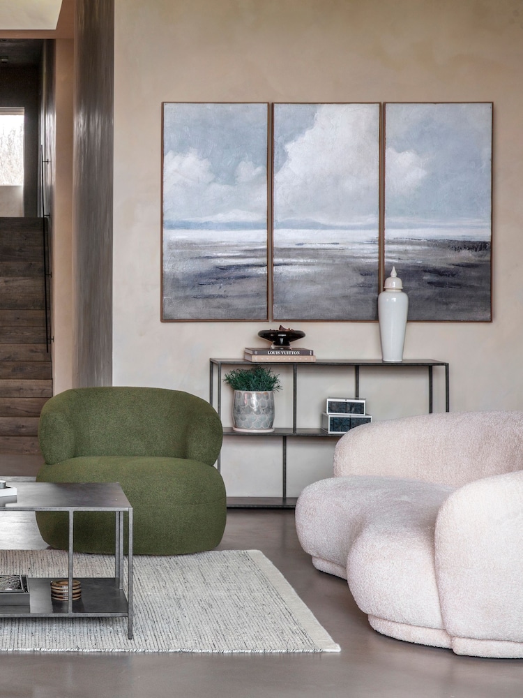 Libra Interiors Charcoal Black Brooks Console Mottled Table - Image 2 of 6 Libra Interiors Charcoal Black Brooks Console Mottled Table - Image 2 of 6