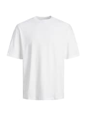 JACK & JONES White Shortsleeve Loose T-Shirts 3 Pack - Image 2 of 7