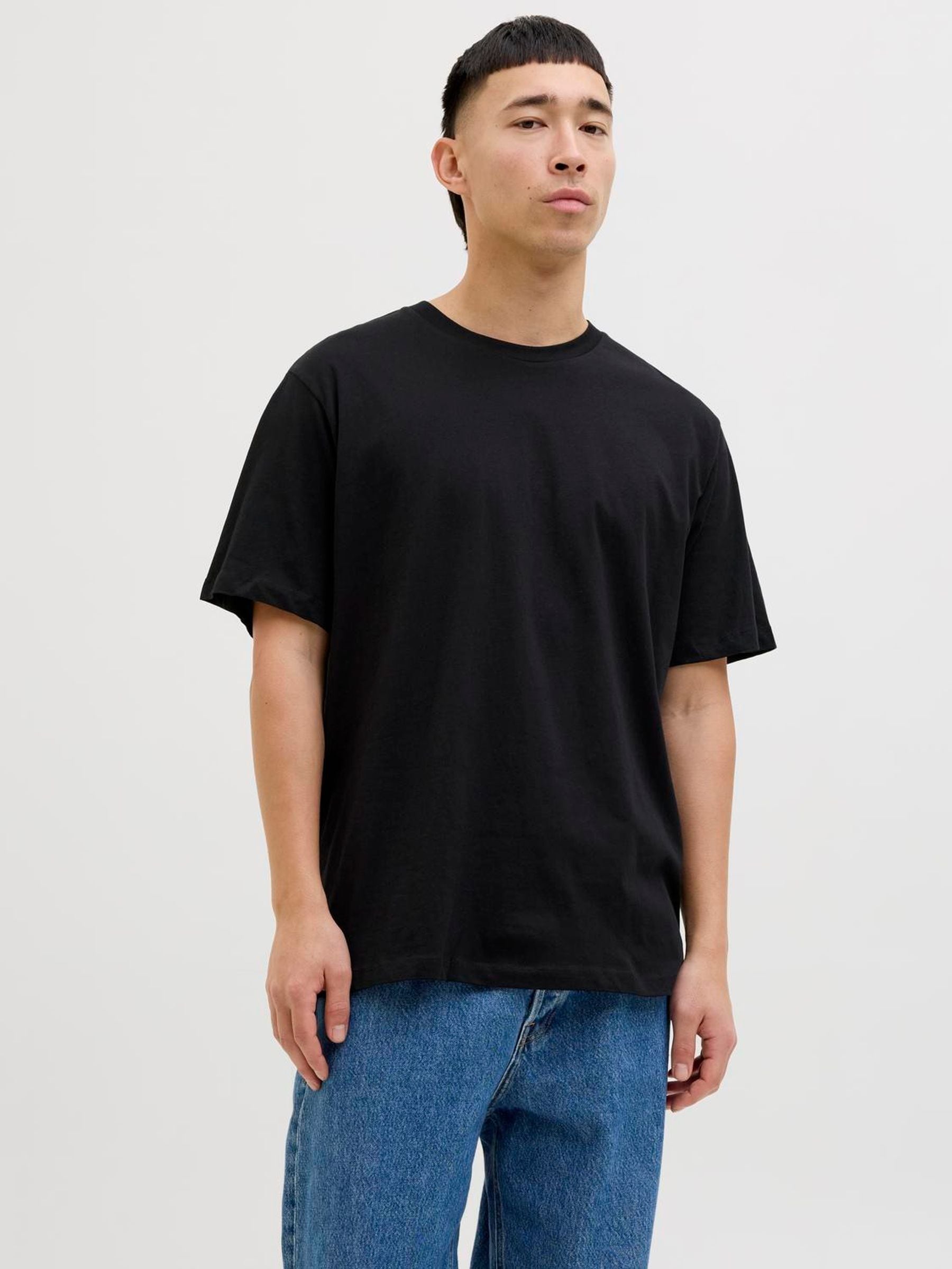 Buy JACK & JONES White Shortsleeve Loose T-Shirts 3 Pack from Next USA