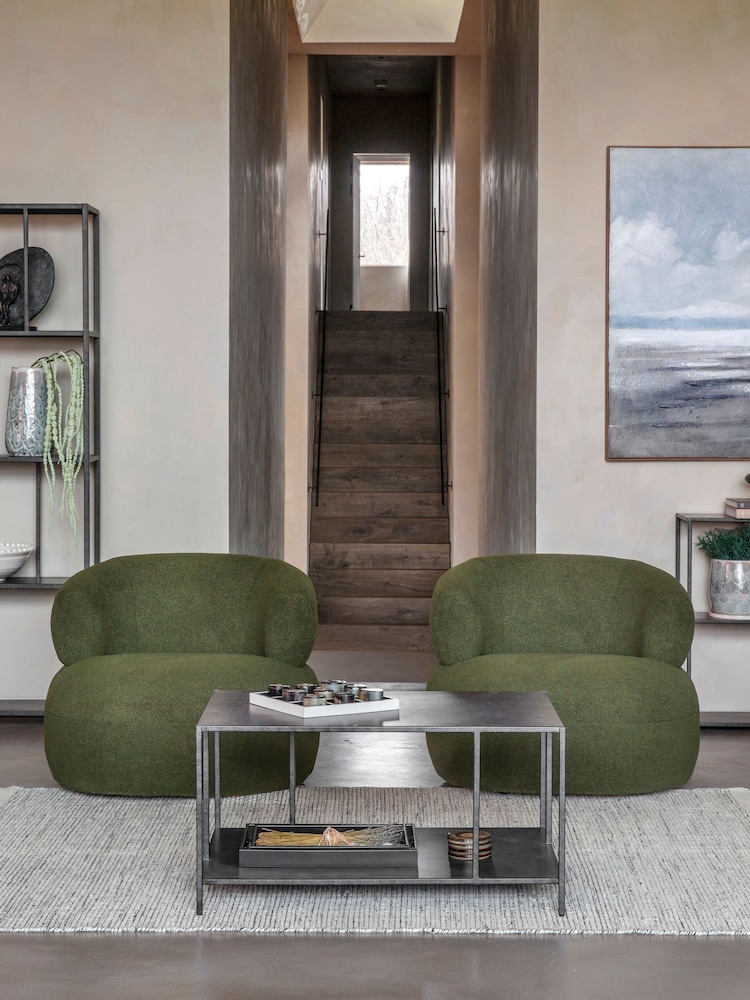 Libra Interiors Charcoal Black Brooks Mottled Coffee Table - Image 2 of 6 Libra Interiors Charcoal Black Brooks Mottled Coffee Table - Image 2 of 6
