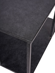 Libra Interiors Charcoal Black Brooks Mottled Coffee Table - Image 5 of 6