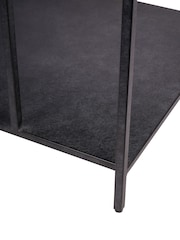 Libra Interiors Charcoal Black Brooks Mottled Coffee Table - Image 6 of 6