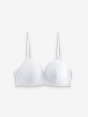 Black/White/Light Pink Pad Non Wire Lace Ultimate Comfort Bras 3 Pack - Image 14 of 19