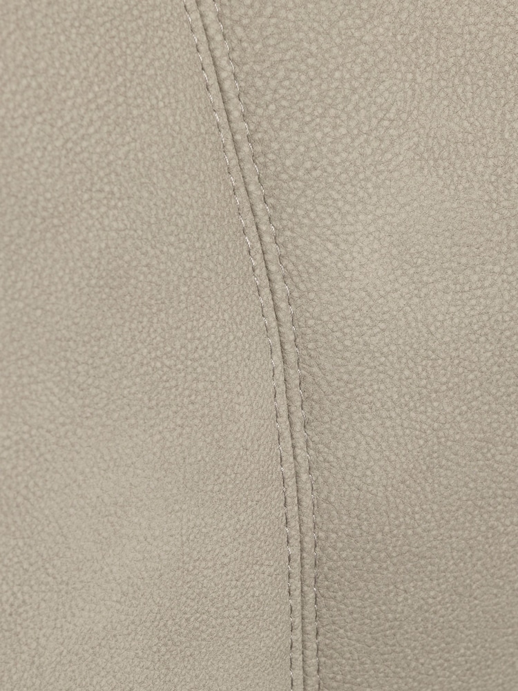 Barker and Stonehouse Natural Faux Leather Left Corner Bench - Image 6 of 6