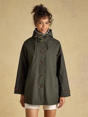 Rainmore Khaki Green Waterproof Button Through Raincoat - Image 1 of 10