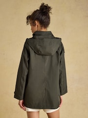 Rainmore Khaki Green Waterproof Button Through Raincoat - Image 2 of 10