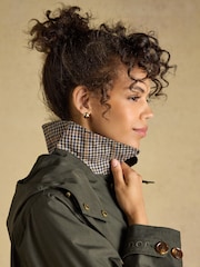 Rainmore Khaki Green Waterproof Button Through Raincoat - Image 3 of 10