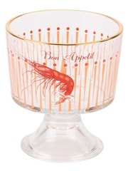 Yvonne Ellen Set of 2 Clear Glass Dessert Bowls - Image 4 of 4