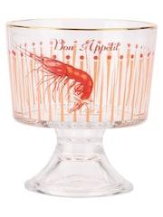 Yvonne Ellen Set of 2 Clear Glass Dessert Bowls - Image 6 of 7