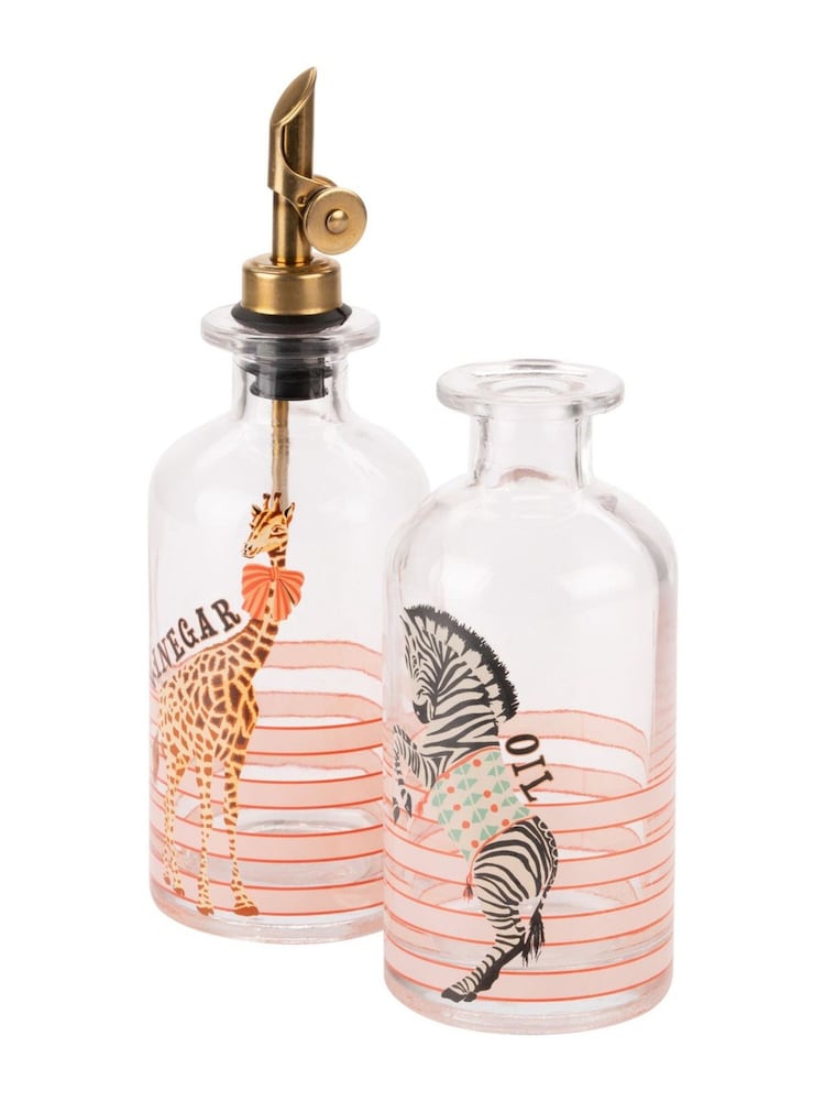 Yvonne Ellen Multi Animal Glass Oil & Vinegar Bottle - Image 5 of 5