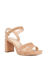 내추럴 - Dune London 매니페스팅 미니 플랫폼 샌들 - 6의 이미지 2