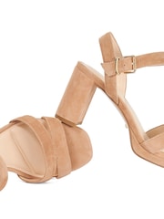 내추럴 - Dune London 매니페스팅 미니 플랫폼 샌들 - 6의 이미지 6