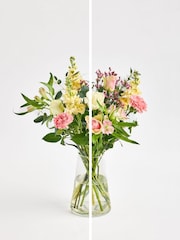 Pink Spring Mix Fresh Flower Letterbox Bouquet - Image 2 of 6