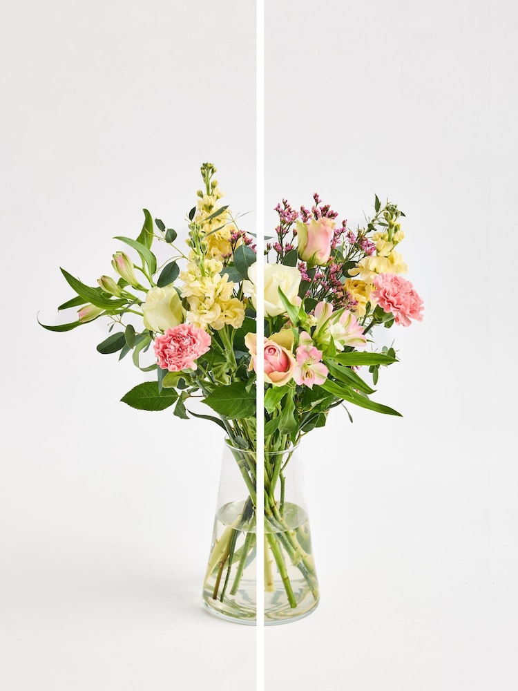 Pink Spring Mix Fresh Flower Letterbox Bouquet - Image 2 of 6