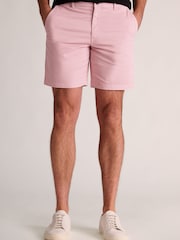 وردي - Brook Taverner Garment Dyed Stretch Cotton Shorts - صورة 1 من 3
