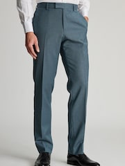 Brook Taverner Blue Italian Wool Suit Trousers - Image 1 of 2