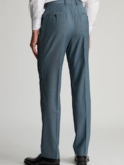 Brook Taverner Blue Italian Wool Suit Trousers - Image 2 of 2