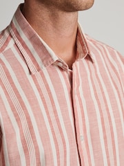 Brook Taverner Pink Short Sleeve Shirt - Image 2 of 5