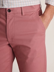 Brook Taverner Pink Tailored Fit Cotton Stretch Chinos - Image 4 of 4