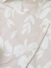 내추럴 - Brook Taverner Print Cotton Short Sleeve Shirt - 5의 이미지 5