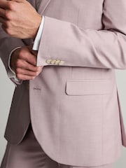 Rozā - Brook Taverner Textured Suit Jacket - Attēls 9 no 9
