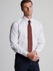 Brook Taverner White Pinpoint Oxford Cotton Shirt - Image 3 of 7