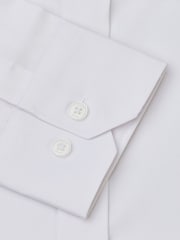 Brook Taverner White Pinpoint Oxford Cotton Shirt - Image 7 of 7