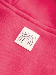 Fuchsia Pink Zip Through Hoodie (3mths-7yrs) - Image 9 of 9