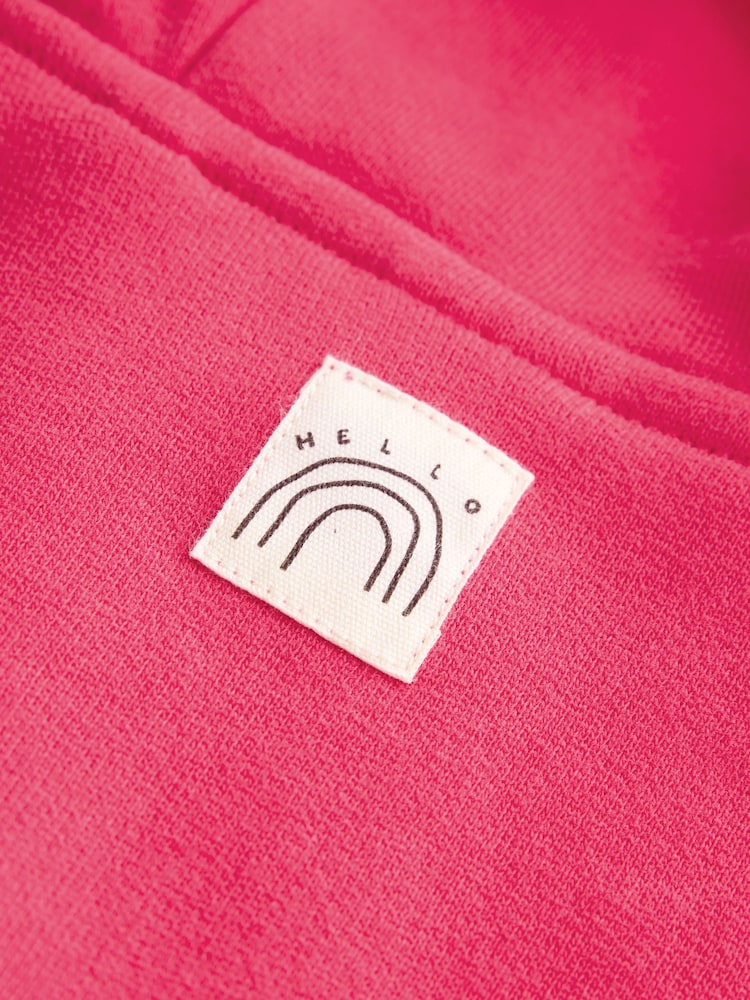 Fuchsia Pink Zip Through Hoodie (3mths-7yrs) - Image 9 of 9 Fuchsia Pink Zip Through Hoodie (3mths-7yrs) - Image 9 of 9
