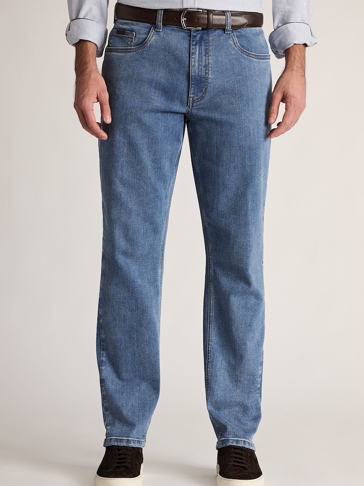 Plavo - Standardni kroj - Brook Taverner Teksas Farmerke - Slika 1 od 1