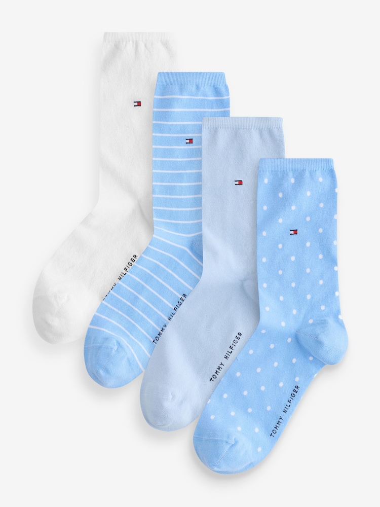 Tommy Hilfiger Socks 4 Pack - صورة 1 من 5 Tommy Hilfiger Socks 4 Pack - صورة 1 من 5
