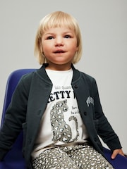 Name It White Cheetah Short Sleeve T-Shirt - Image 4 of 5