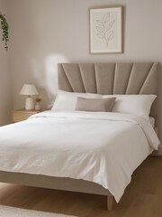 Millbrook Beds Mink Rise Luxury Velvet Frame - Image 1 of 6