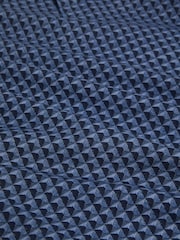 Ted Baker Blue Short Sleeve Painted Geo Polo Shirt - Image 6 of 6