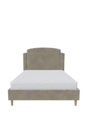 Millbrook Beds Mink Deco Arc Soft Chenille Frame - Image 3 of 6