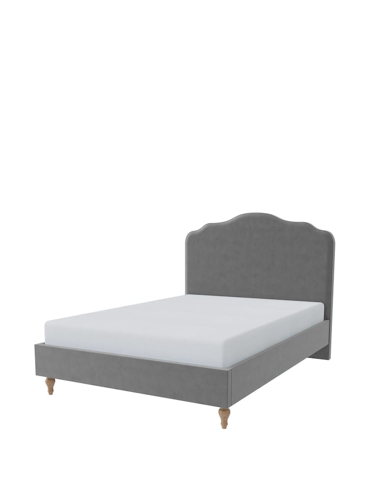 Millbrook Beds Grey Drift Luxury Velvet Frame - Image 2 of 6 Millbrook Beds Grey Drift Luxury Velvet Frame - Image 2 of 6