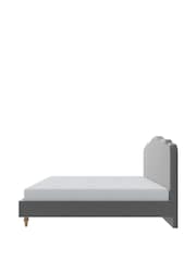 Millbrook Beds Grey Drift Luxury Velvet Frame - Image 4 of 6
