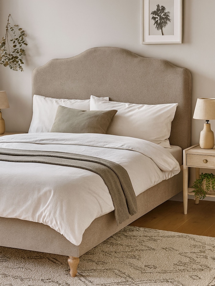 Millbrook Beds Mink Drift Soft Chenille Frame - Image 1 of 6
