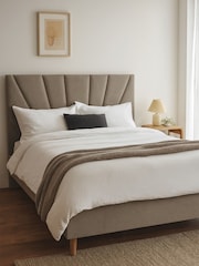 Millbrook Beds Mink Rise Soft Chenille Frame - Image 1 of 6