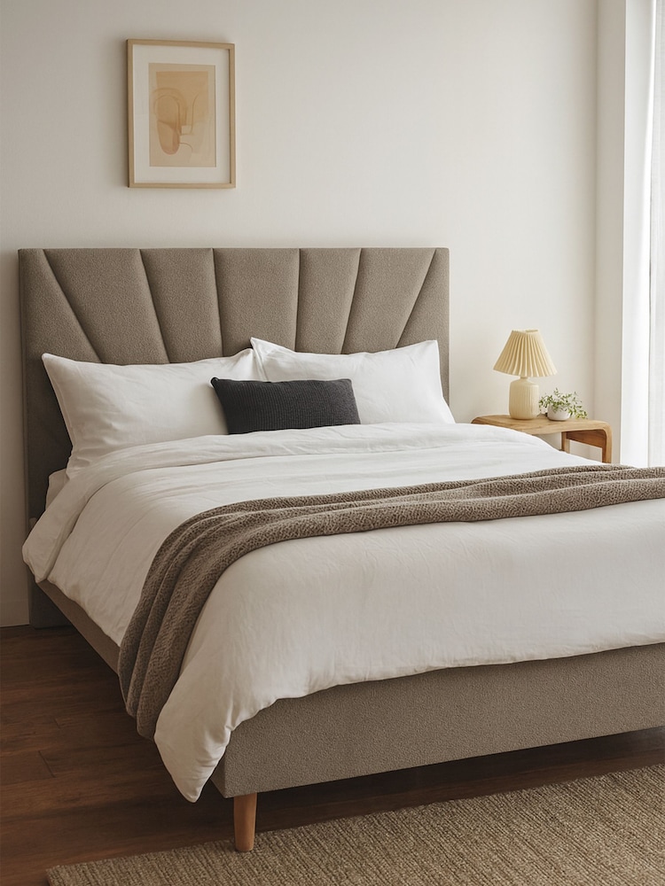 Millbrook Beds Mink Rise Soft Chenille Frame - Image 1 of 6