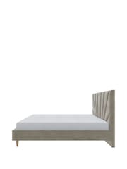 Millbrook Beds Mink Rise Soft Chenille Frame - Image 4 of 6