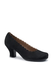 Hotter Black Jive Slip On Formal Shoes - Image 2 of 4