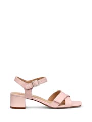 Hotter Pink Extra Wide Fit Jive Slip On Formal Sandals - Image 1 of 4