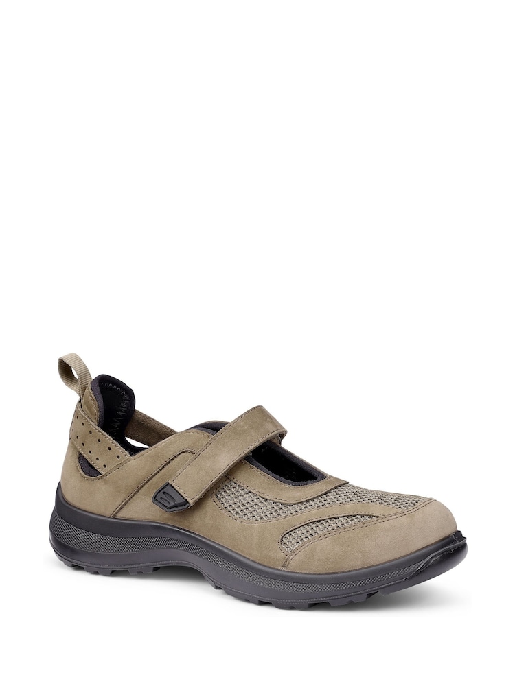 Hotter Green Standard Fit Ravine Touch Fastening No Tech Shoes - Image 2 of 4