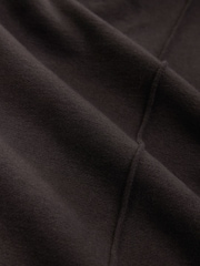 self. Chocolate Brown Wide Leg Joggers - Image 8 of 8